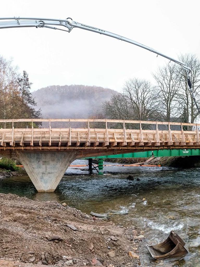 Erneuerung der Rurbrücke in Nideggen-Abenden • Balter Bauunternehmung